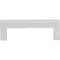 Elements 3" Center-to-Center Matte Silver Square Stanton Cabinet Bar Pull 625-3MS - alternate 5